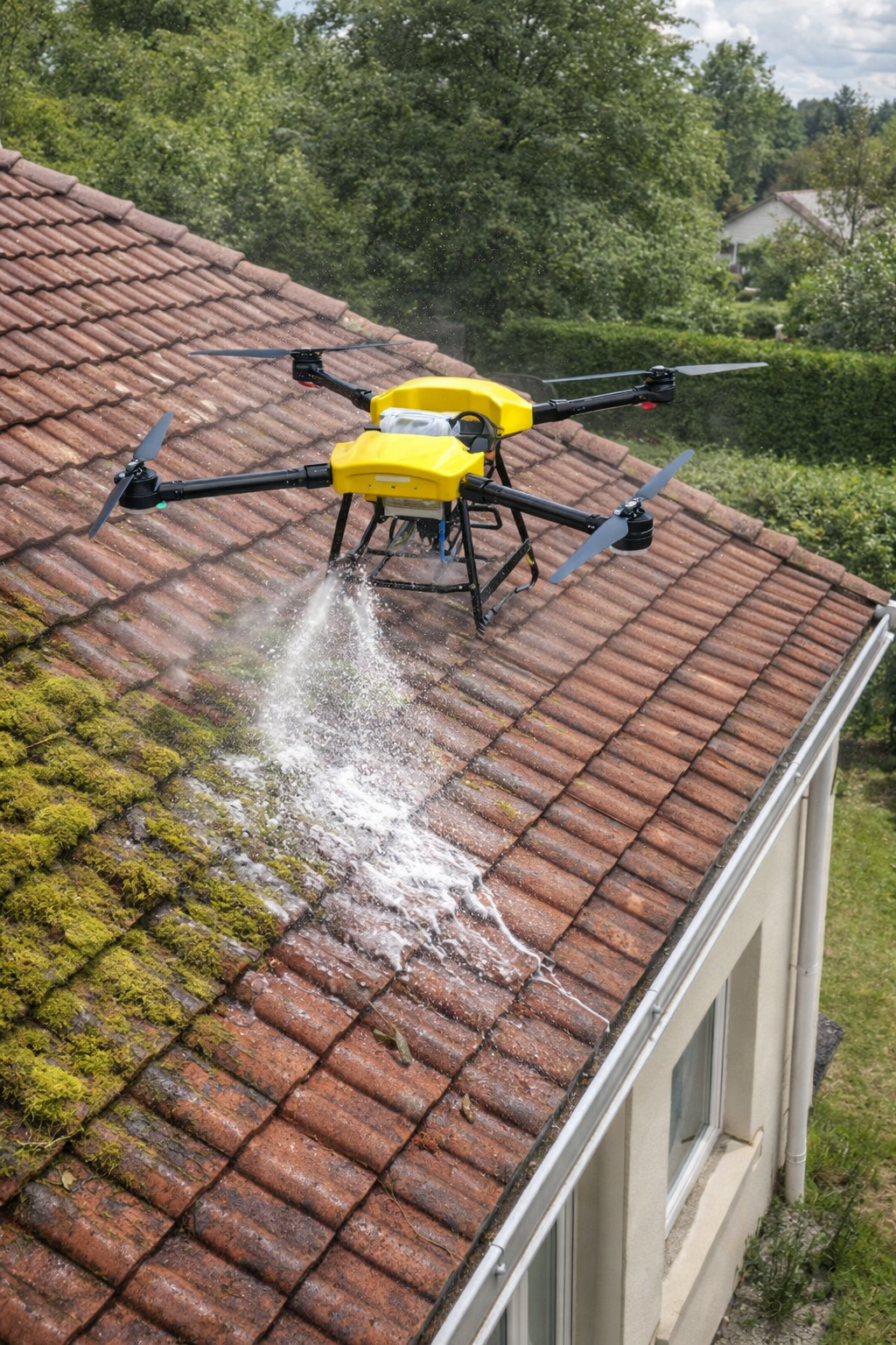Nettoyage toiture Lyon Rhône-Alpes France et Suisse
Nettoyage toiture drone Lyon Rhône-Alpes France et Suisse
Démoussage toiture professionnel